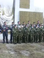 Памятник павшим от односельчан совхоза «50 лет Октября» Нукутского района Иркутской области, Россия, Иркутская область, Нукутский район, деревня Ворот-Онгой