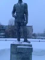 Памятник Алёше Щукину в городе Кизел Пермского края, Россия, Пермский край, Кизел