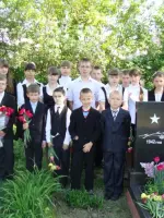 Могила неизвестного солдата, Россия, Белгородская область, Новооскольский район, село Ольховатка