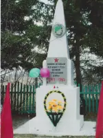 Исторический памятник «Воинам землякам погибших в годы Великой Отечественной войны 1941−1945 г.», с. Ольговка, Россия, Кемеровская область, Яйский район, поселок Ольговка