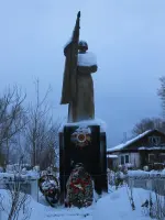 Памятник погибшим воинам, Россия, Нижегородская область, городской округ Борский, поселок Чистое Поле