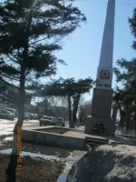 Стела погибшим в Великой Отечественой войне, Россия, Алтайский край, Ребрихинский район, село Ребриха