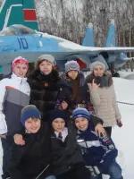 Подаренный самолет Головатова в авиационном музее Монино, Россия, Московская область, Щелковский район, поселок городского типа Монино