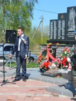 Мемориал павшим воинам-землякам в годы Великой Отечественной войны, Россия, Нижегородская область, городской округ Борский, деревня Оманово