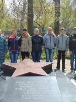 Памятник воинам Советской Армии, умершим в годы Великой Отечественной Войны в госпиталях города Богородска, Россия, Нижегородская область, Богородск