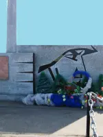 Обелиск памяти всем, кто защищал Отечество в годы Великой Отечественной войны, Россия, Иркутская область, Чунский район, поселок городского типа Октябрьский