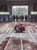Мемориа́л «Партиза́нская сла́ва», Россия, Ленинградская область, Луга