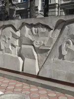 Памятник студентам и сотрудниками Томского Политехнического Института, погибшим в боях за Родину во время ВОВ, проспект Ленина
