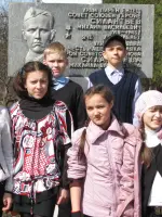 Мемориальная доска Герою Советского Союза Михаилу Васильевичу Силантьеву, улица Силантьева