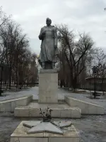 Братская могила воинов в Донецке Ростовской области., Россия, Ростовская область, городской округ Донецк, поселок Гундоровка, Советская улица, 25