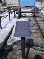 Фрагмент железнодорожной ветки в городе Сарапуле, Первомайская улица