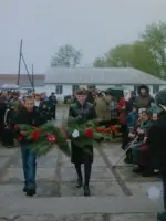 Памятник воинам-землякам и труженикам тыла, Россия, Омская область, Русско-Полянский район, деревня Черноусовка