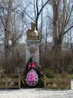 Бюст Героя СССР Савельева Константина Александровича, Россия, Пермский край, Кизел