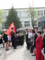 Обелиск воинам-землякам, погибшим в годы ВО войны, улица Орджоникидзе