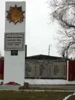 Памятник погибшим фронтовикам на улице Малосадовой, Россия, Пермский край, Кизел