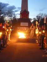 Памятник-мемориал воинам односельчанам, погибшим в годы Великой Отечественной войны, Россия, Ростовская область, Неклиновский район, село Васильево-Ханжоновка