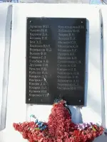 Скульптура солдата - памятник жителям левого берега, погибшим в годы Великой Отечественной войны, Россия, Ярославская область, Углич, Ленинградская улица