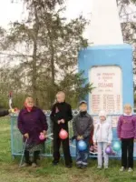 Обелиск павшим воинам в годы Великой Отечественной войны, Россия, Курганская область, Белозерский район, деревня Екимово