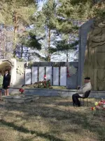 Памятник участникам Великой Отечественной войны, Россия, Омская область, Колосовский район, село Талбакуль
