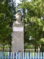 Памятник Герою Советского Союза Васильеву В.В., Россия, Чувашская Республика, Красноармейский район, село Большая Шатьма