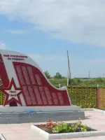 Стела участникам Великой Отечественной войны., Россия, Ульяновская область, Майнский район, село Абрамовка