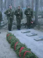 Воинское захоронение умерших от боевых ран в период Великой Отечественной войны в эвакогоспиталях пос. Нивский, Россия, Мурманская область, Кандалакшский район, населенный пункт Нивский