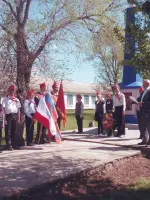 Памятник погибшим односельчанам, Россия, Саратовская область, Ершовский район, село Семено-Полтавка