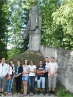 Памятник в деревне Зобы, Россия, Тверская область, Бежецкий район, деревня Зобы