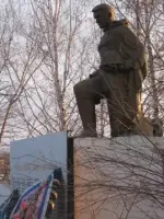 Памятник погибшим землякам в Великой Отечественной войне, Россия, Пермский край, Березовский район, деревня Перебор