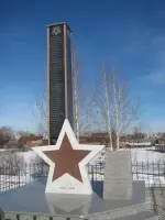 Памятник участникам Великой Отечественной войны, Россия, Чувашская Республика, Канашский район, деревня Малые Бикшихи