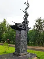 Памятник к 70-летию освобождения - город Суровикино, Волгоградская область, Россия, Волгоградская область, Суровикино