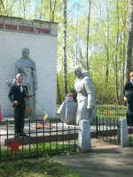 Памятник землякам, погибшим в годы ВО войны, Россия, Ульяновская область, Цильнинский район, село Покровское