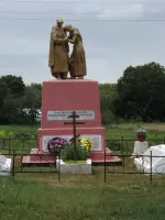 Братская могила в с. Ламское, погибшим в годы Великой Отечественной войны, Россия, Липецкая область, Становлянский район, село Ламское