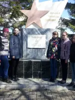 Памятник Герою Советского Союза Кошкарову Григорию Никифоровичу, Россия, Тюменская область, Уватский район, село Красный Яр, улица Григория Кошкарова