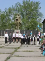 Памятник погибшим односельчанам, Россия, Новосибирская область, Краснозерский район, поселок Зубково