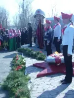 Памятник жителям п.Тайтурка Иркутской области, погибшим во время Великой Отечественной войны 1941 – 1945 гг., Россия, Иркутская область, Усольский район, поселок городского типа Тайтурка