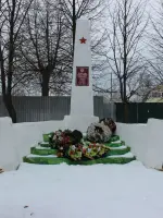 Обелиск в селе Степановское Раменского района Московской области, Россия, Московская область, Раменский район, село Степановское