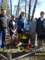 Захоронение летчиков 16-го Гвардейского авиаполка 1-ой Гвардейской авиадивизии, погибших 23 сентября 1943 года, Россия, Нижегородская область, Ковернинский район, деревня Понурово