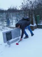 Могила лейтенанта Бориса Брауде, Россия, Ростовская область, Сальск