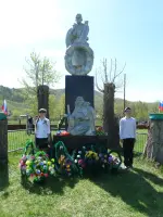 «Павшим в боях за Родину 1941 – 1945 гг.», Россия, Алтайский край, Солонешенский район, село Топольное