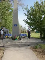 Обелиск «Вечная слава героям погибшим в боях за свободу и независимость нашей Родины 1941-1945 год», Россия, Ростовская область, Волгодонской район, хутор Потапов