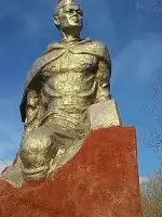 Памятник Герою Советского Союза <nobr>Достовалову С. В.</nobr>, Россия, Забайкальский край, Нерчинск