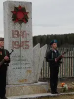 Обелиск памяти, Россия, Свердловская область, Новолялинский район, поселок Старая Ляля