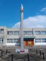 Стела воинам-односельчанам погибшим во время ВОВ, Россия, Саратовская область, Калининский район, село Ахтуба