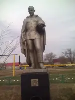 Памятник павшим героям в годы ВОВ, Россия, Самарская область, Борский район, село Усманка