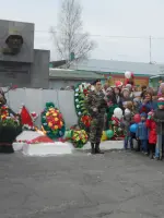 Памятник новолялинцам, погибшим в годы Великой Отечественной войны 1941−1945г.г., Россия, Свердловская область, Новая Ляля
