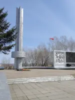 Мемориальный памятник«Усольчанам, павшим в боях за свободу и независимость Родины», Комсомольский проспект