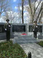 Памятник-обелиск воинам–землякам, Россия, Удмуртская Республика, Сарапульский район, село Лагуново
