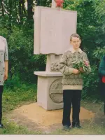 Памятная стелла, установленная по инициативе поискового отряда «Поиск», улица Ленина
