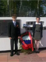 Памятник павшим односельчанам, Россия, Московская область, Серпуховский район, деревня Борисово